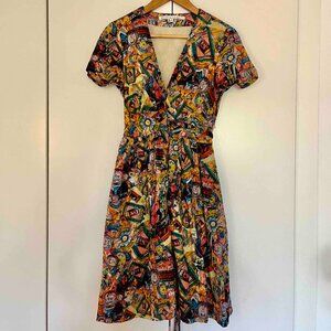 RACHEL Rachel Roy Midi Dress w/ capped sleeves M